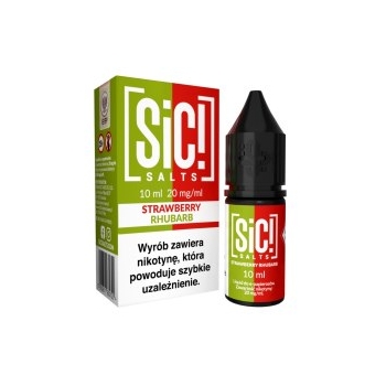 Liquid Sic Salts 10ml Strawberry Rhubarb 20mg